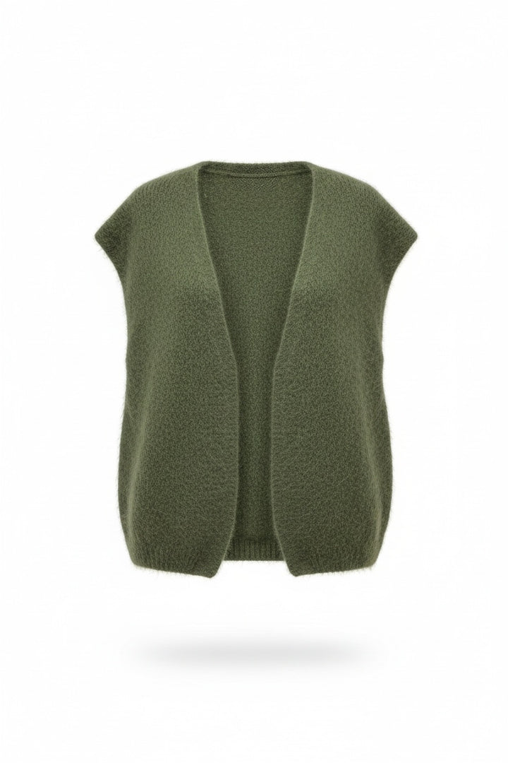 Alma Knit Vest Pistachio