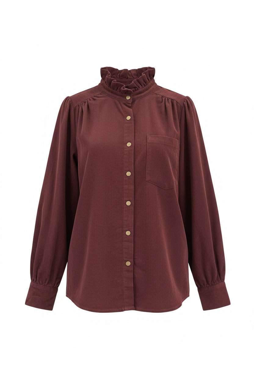 Margot Shirt Burgundy