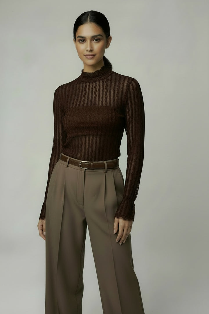 Lucy Top Brown