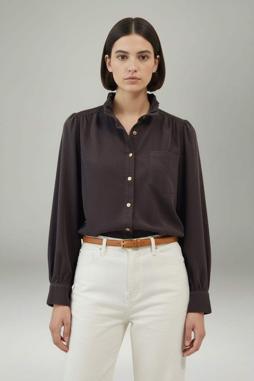 Margot Shirt Coffee