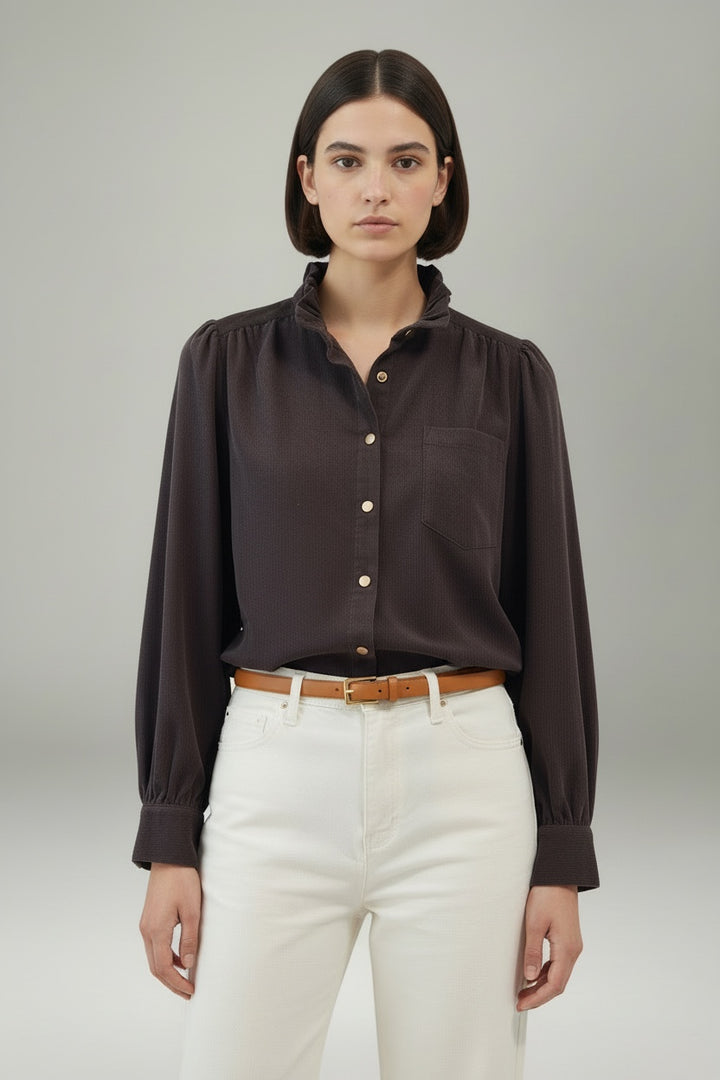 Margot Shirt Coffee