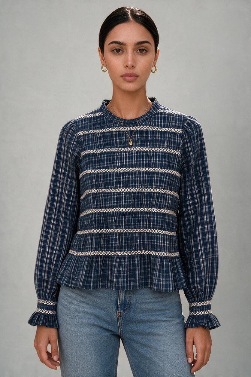 Patricia Blouse Navy