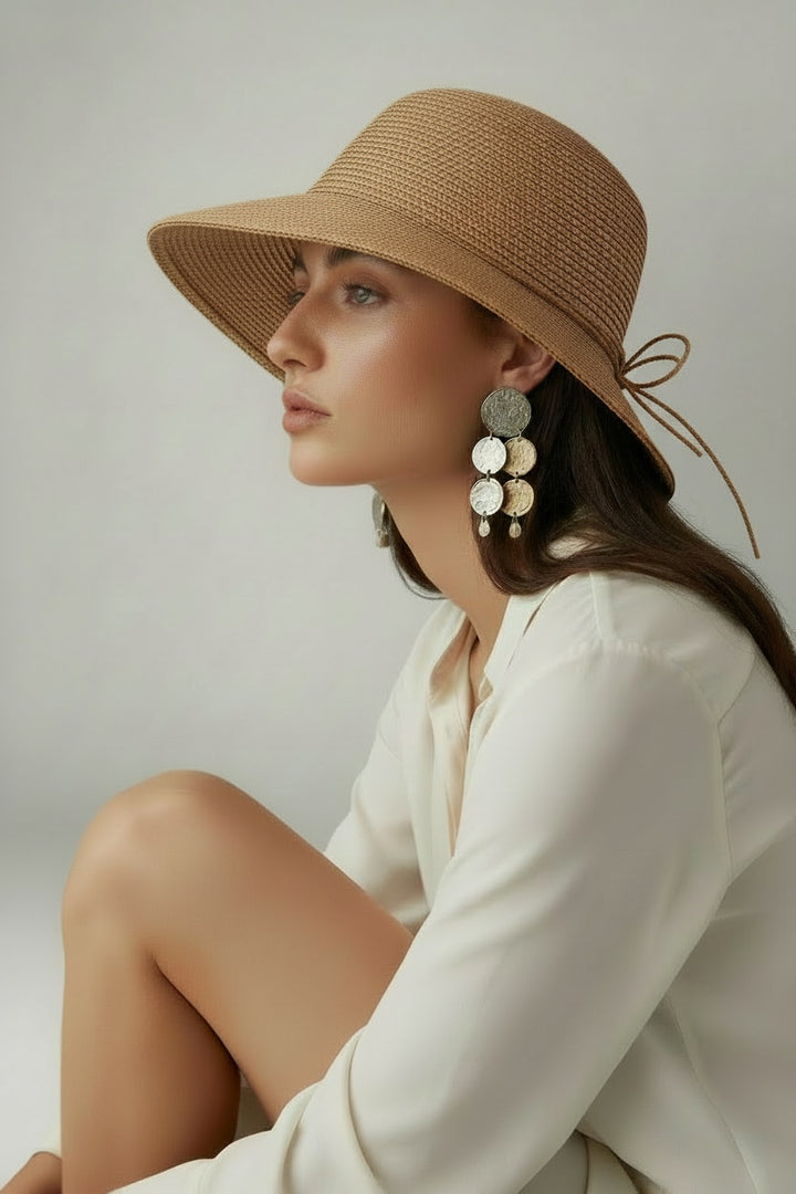 Dune Raffia Hat Beige