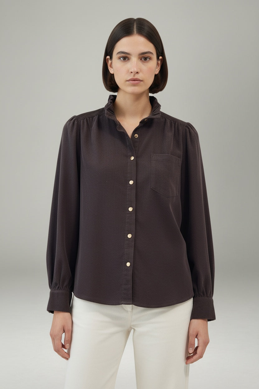 Margot Shirt Coffee