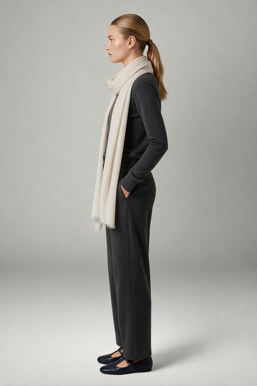 Flow Scarf Cream