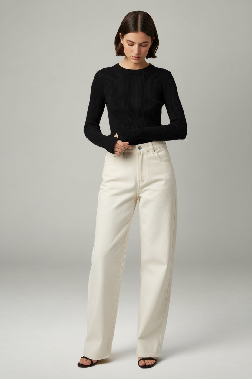 Dora Beige Jeans