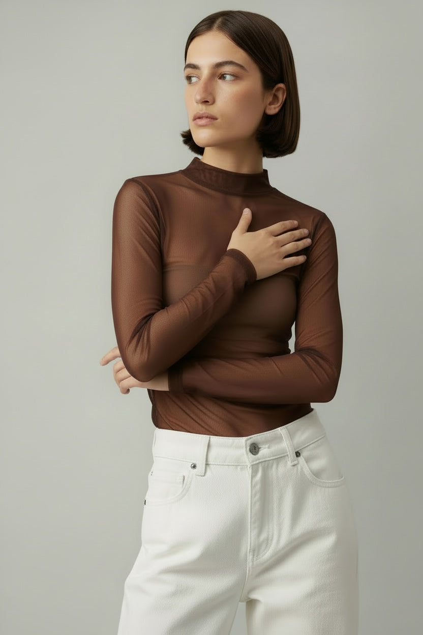 Rony Top Brown