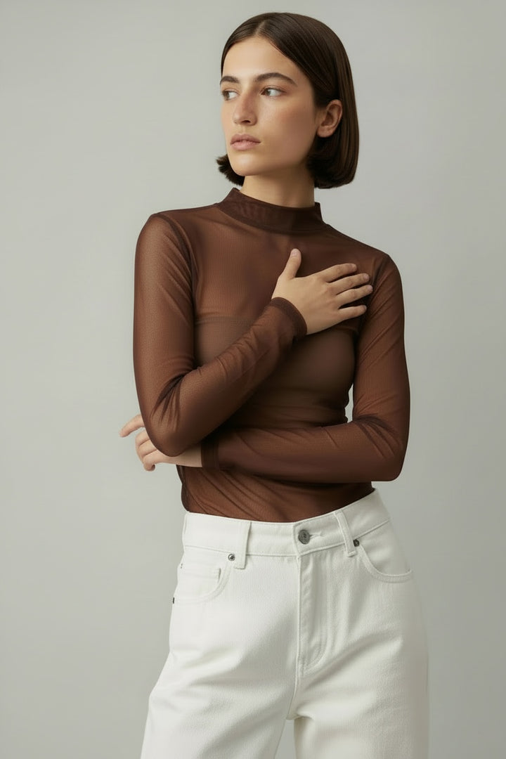 Rony Top Brown