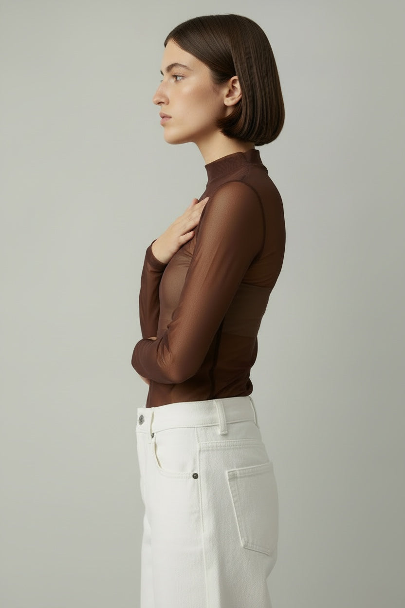 Rony Top Brown