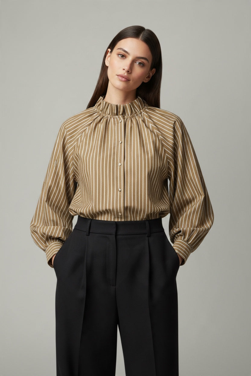 Ines Striped Blouse