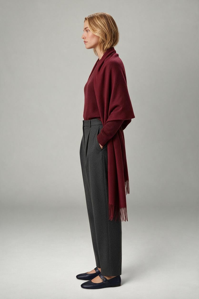 Layer Echarpe Burgundy