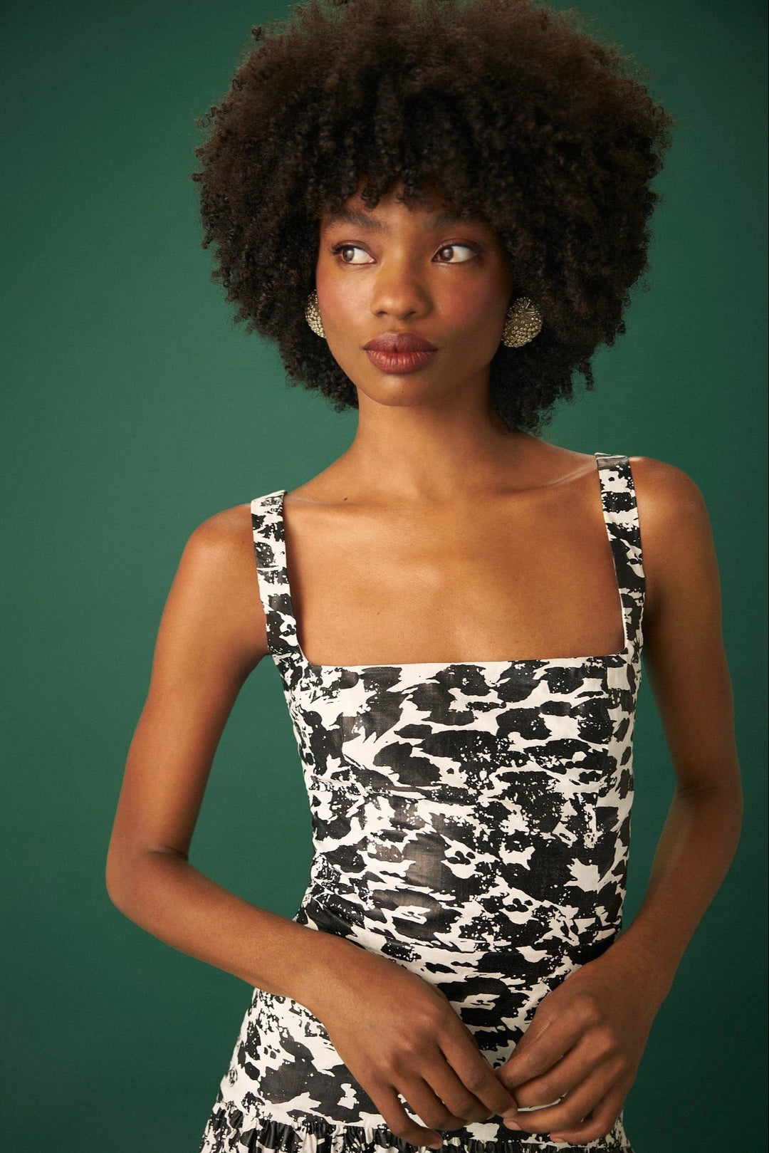 Sonia Dress Black Foil