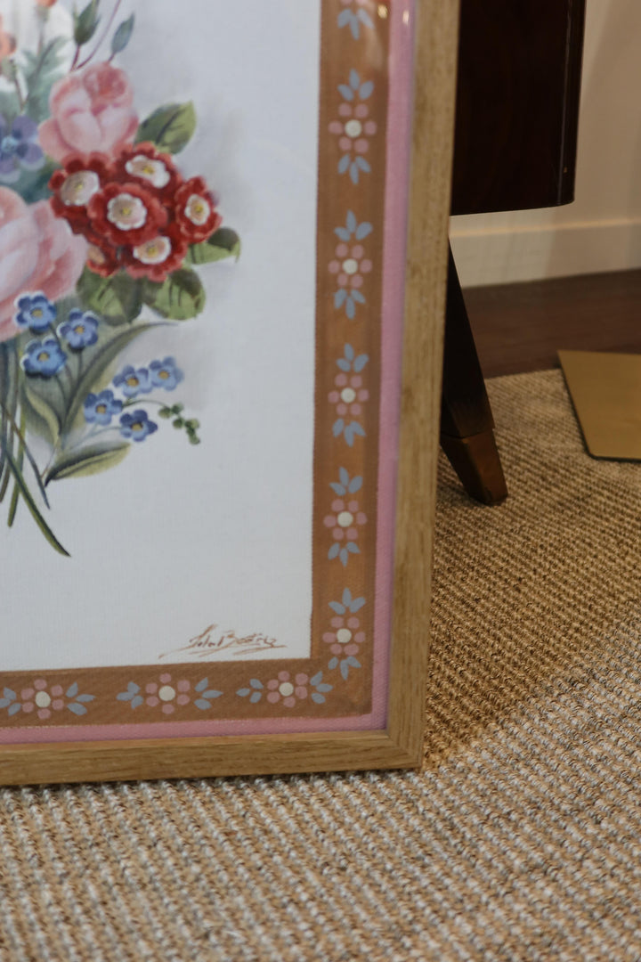 Canva ' Bouquet Rosa Seco 1 '