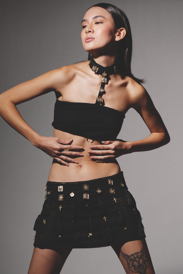 NOVALUNOSIS BLACK SKIRT