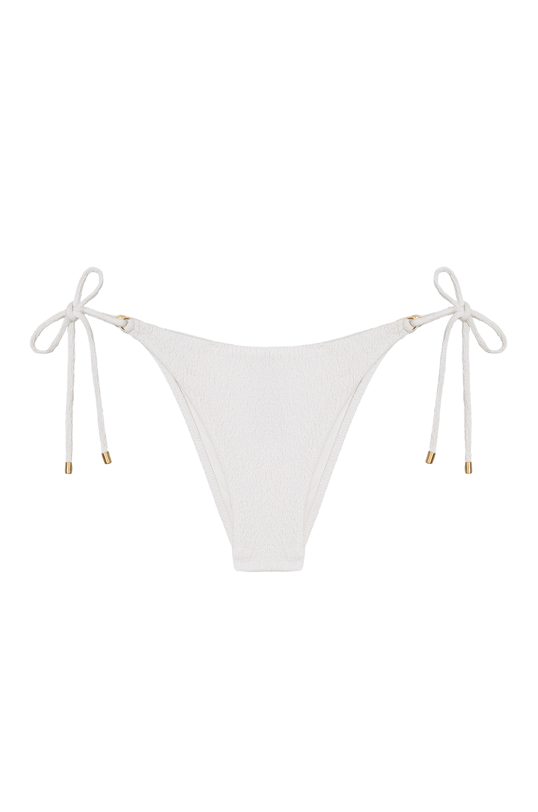 Top Tri Parallel Beads + Tie-Side Brazilian Panties