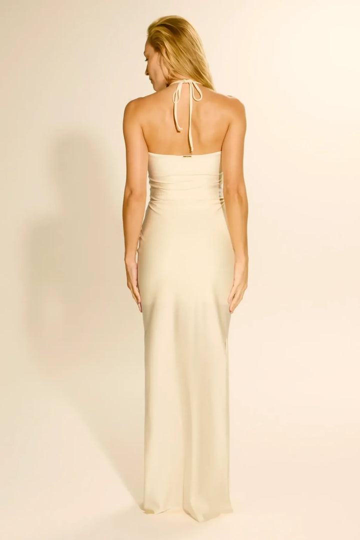 Flora Pérola Off White Dress