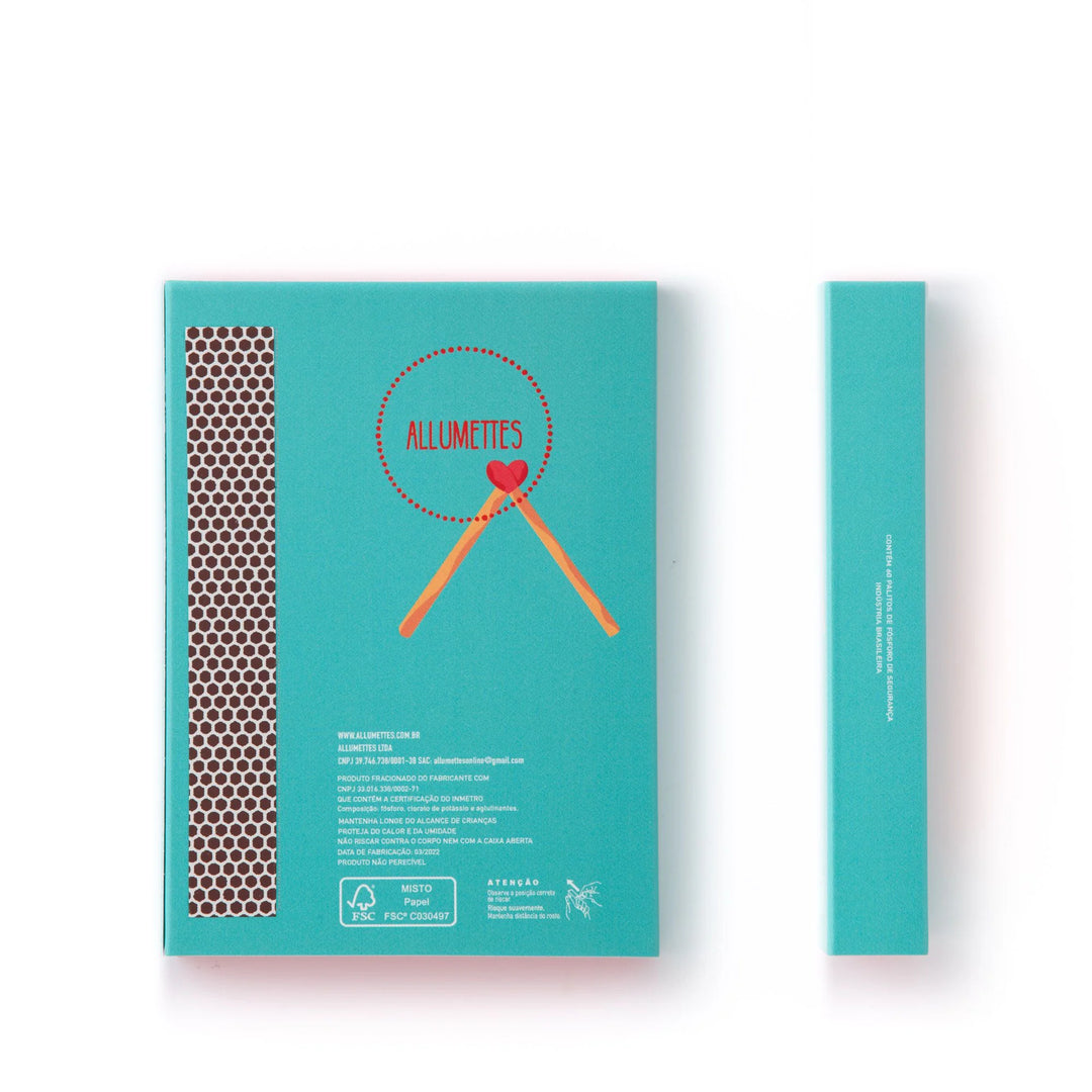 Match Luck Safety Matches Matte Box