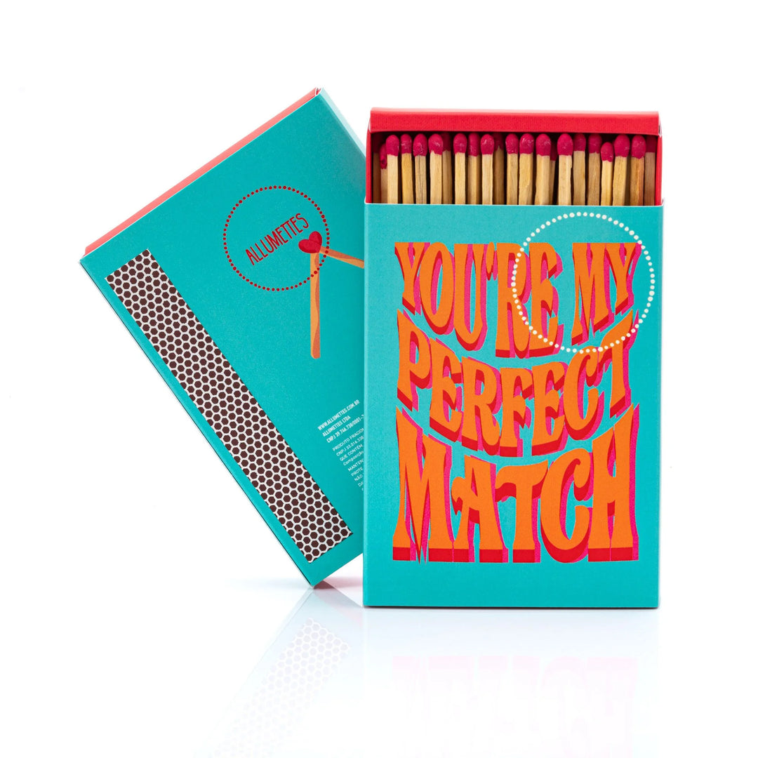 Match Luck Safety Matches Matte Box