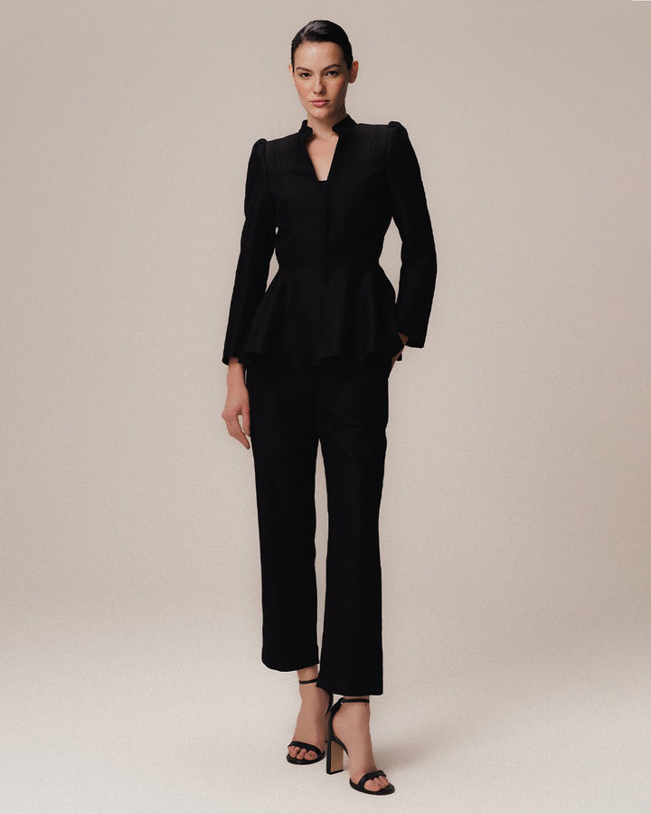 Slim Tailoring Pants Organa Black