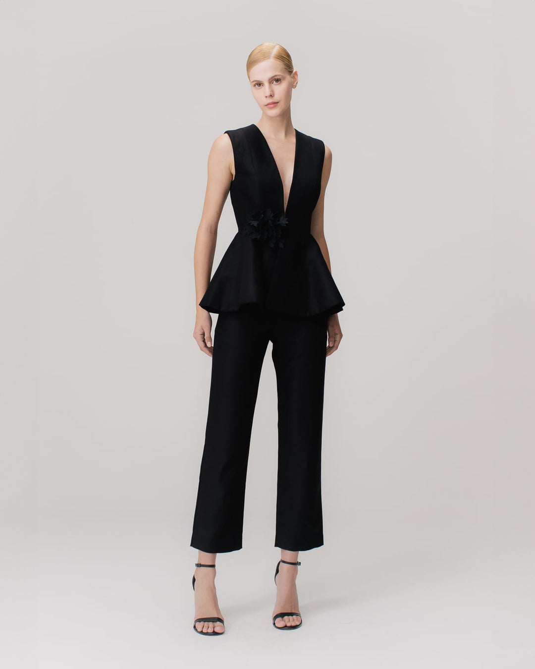 Slim Tailoring Pants Organa Black