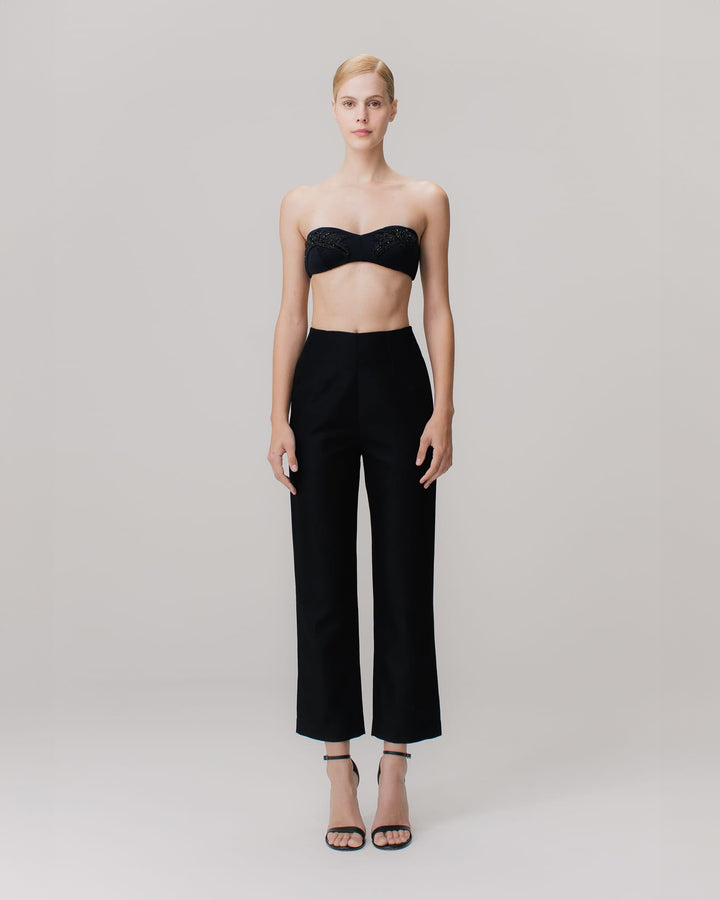 Slim Tailoring Pants Organa Black