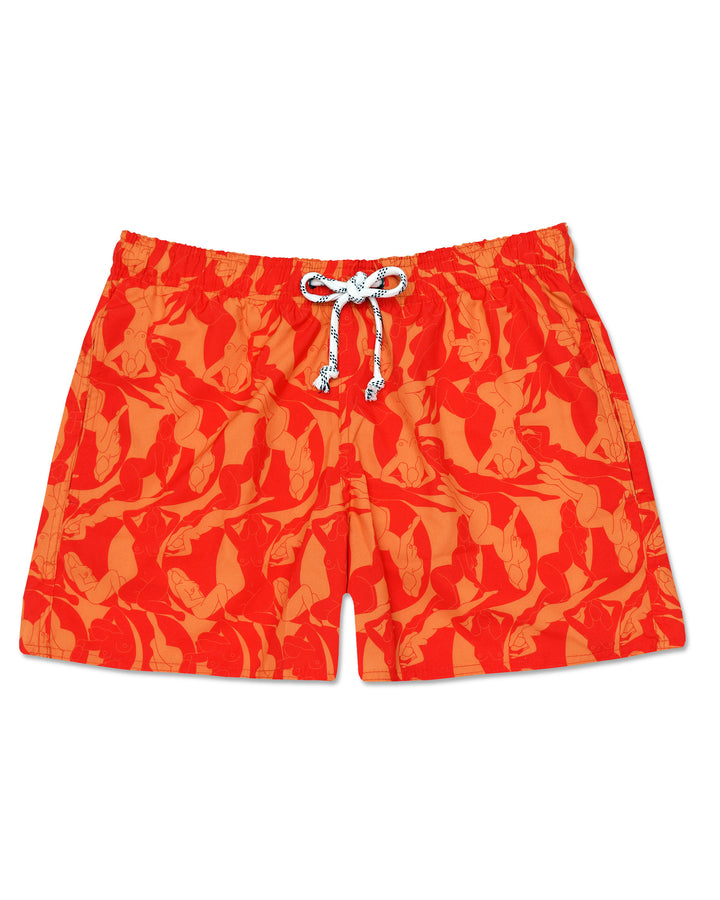 Hall of Fame Shorts - Red / Yellow