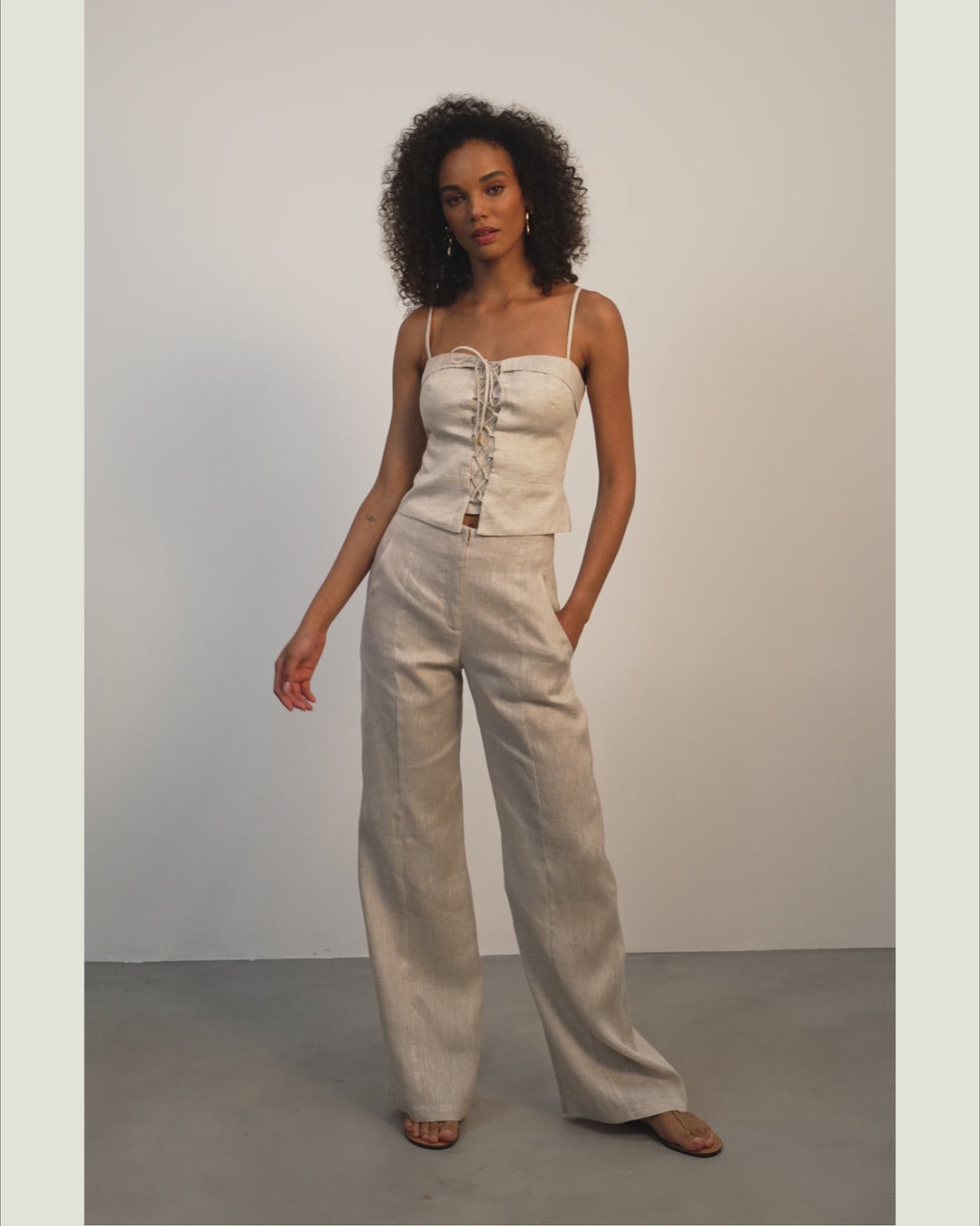 Pantaloni Whitney Natural