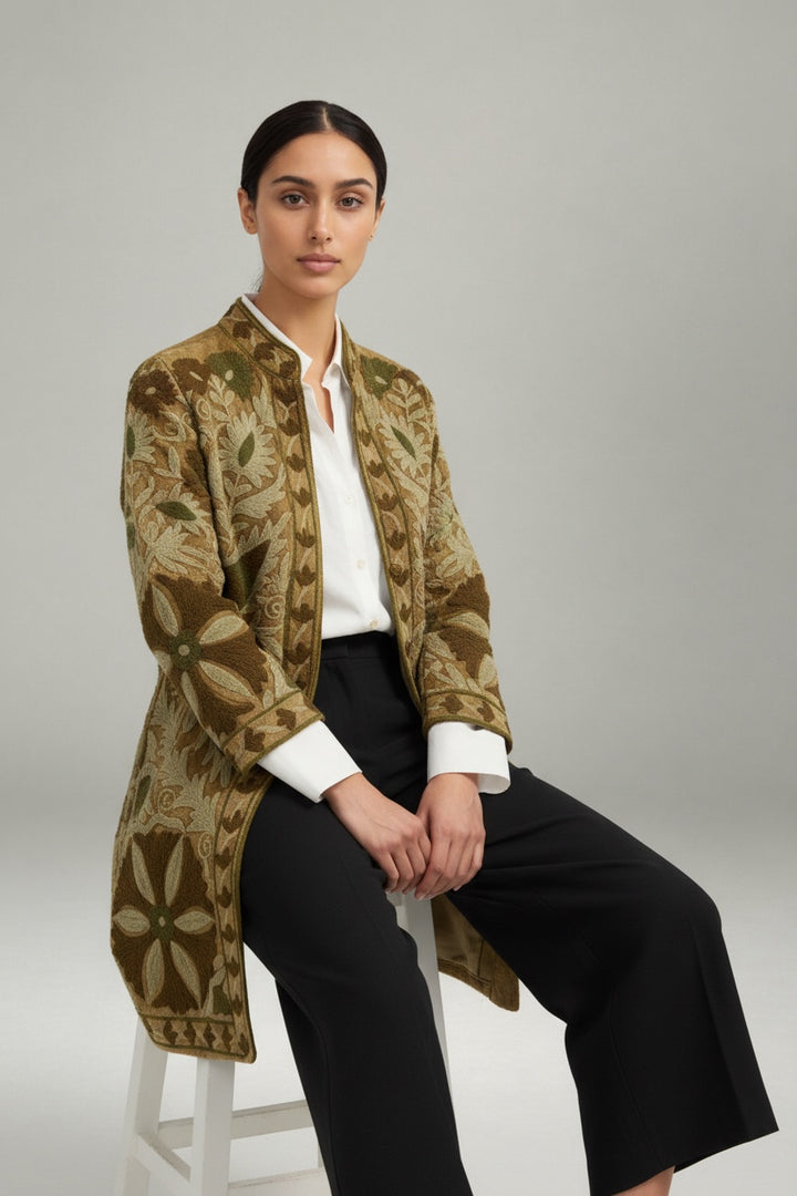 Hooby Velvet Midi Coat