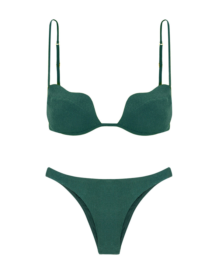 Bikini con Lou Hoop Top + Slip Brasiliani Basic