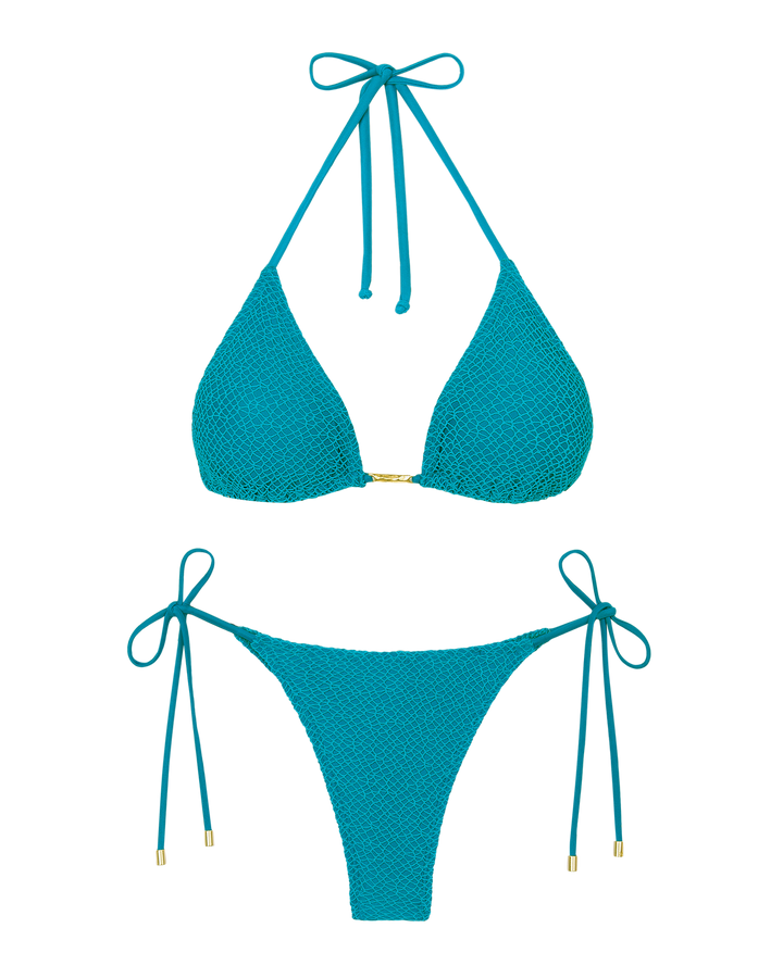 Bikini Tri Top + Slip Cheeky Bow