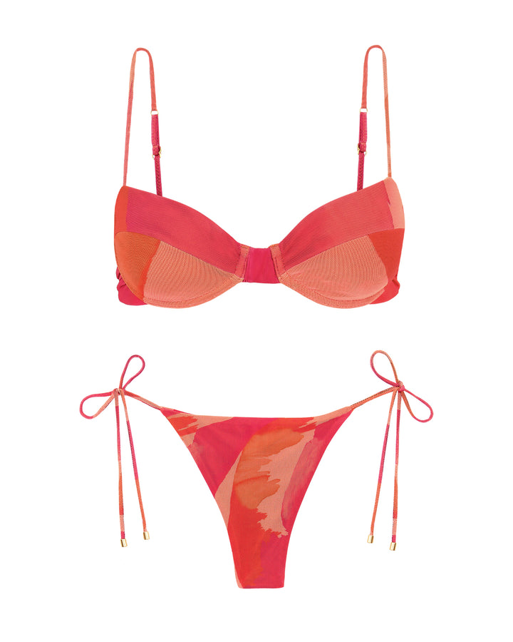 Bikini Top Jennie Hoop + Slip Aisha Bow Cheeky